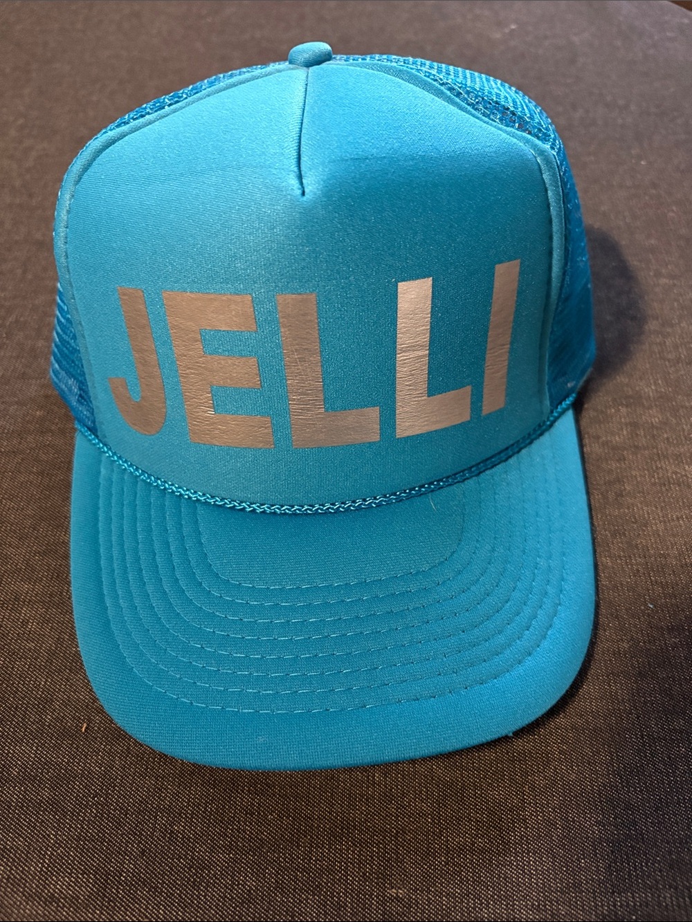 Turquoise Mesh Trucker Hat